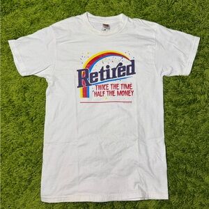 Vintage 1994 Retired graphic T shirt